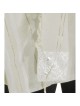 Talitnia Acrylic Tallit - White and Silver