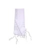 Talitnia Acrylic Tallit - White and Silver
