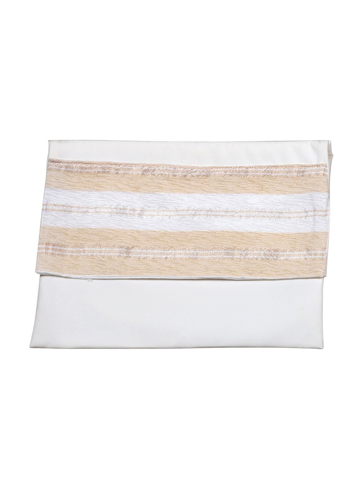 Handwoven Gold Pattern Tallit (Prayer Shawl) Set from Rikmat Elimelech