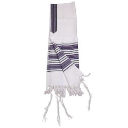 Talitnia Carmel Tallit - White and Purple