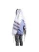 Talitnia Carmel Tallit - White and Purple