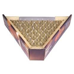 Set of 44 Pre-Filled Gelled Olive Oil Cups for Hanukkah (20 mm)