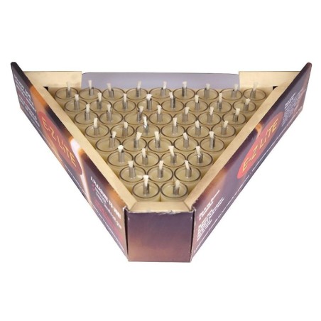 Set of 44 Pre-Filled Gelled Olive Oil Cups for Hanukkah (20 mm)