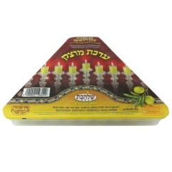 Set of 44 Pre-Filled Gelled Olive Oil Cups for Hanukkah (25 mm)