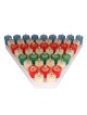 Set of 44 Pre-Filled Gelled Olive Oil Cups for Hanukkah: Multicolor (2