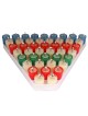 Set of 44 Pre-Filled Gelled Olive Oil Cups for Hanukkah: Multicolor (2