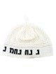 Knitted Kippah - Na Nach Nachman - White