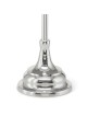 Hazorfim Silver-Plated Chabad Oil Hanukkah Menorah