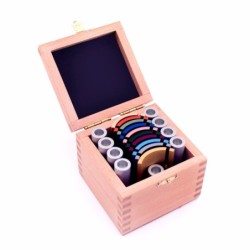 Multi Color Hanukkah Menorah - The Wall. Agayof Design