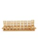 Israel Museum Brass Little Chairs Hanukkah Menorah - 19th - 20th Centu