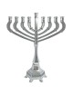 Nickel Plated Menorah - Art Deco