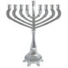 Nickel Plated Menorah - Art Deco