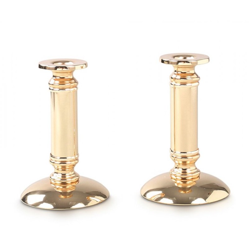 Stainless Steel Gold Candlesticks Gleami... | Traditional Candlesticks