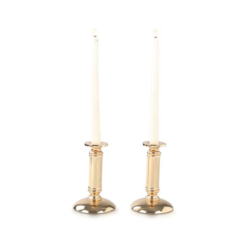 Stainless Steel Gold Candlesticks Gleami... | Traditional Candlesticks