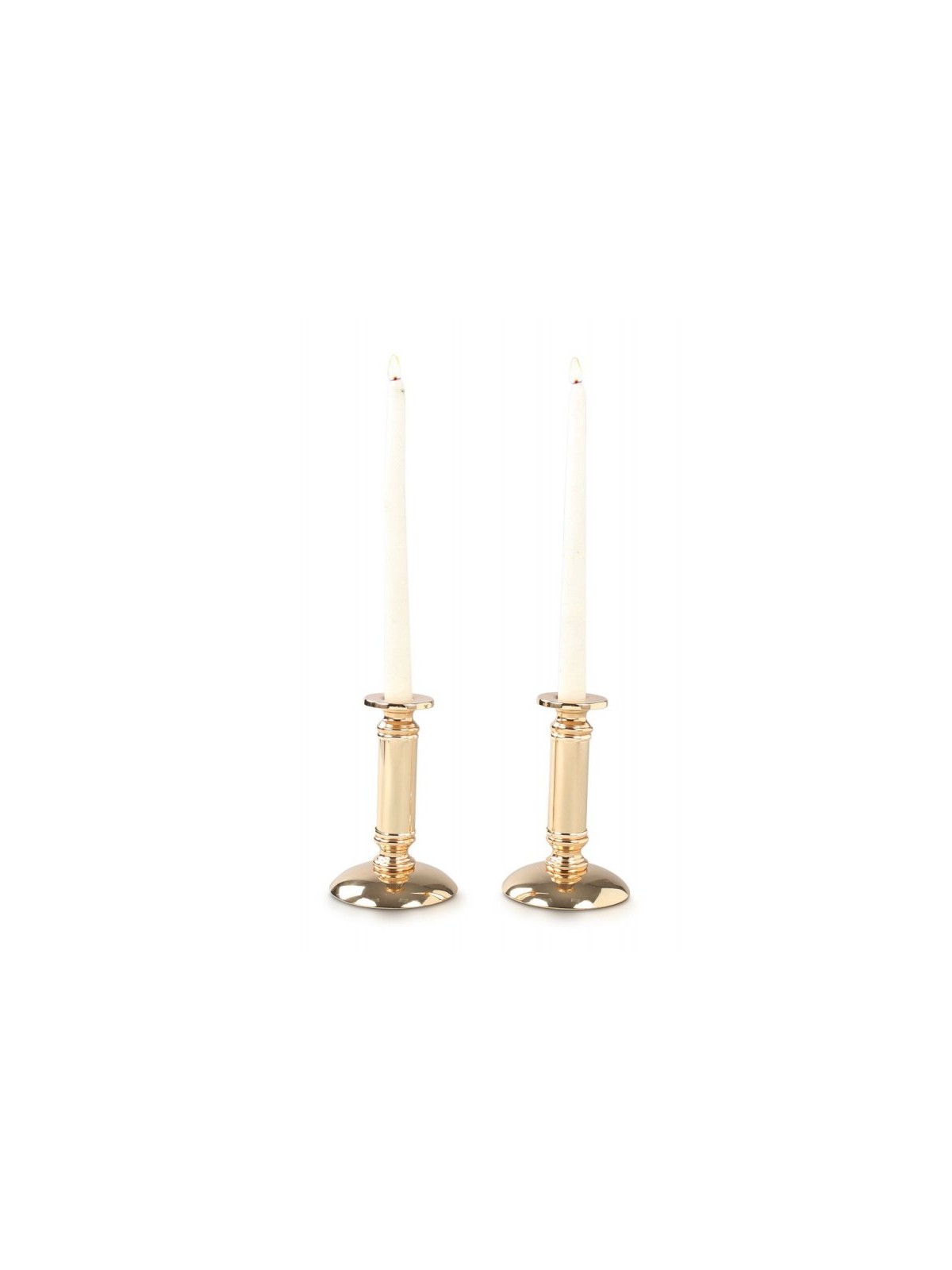 Stainless Steel Gold Candlesticks Gleami... | Traditional Candlesticks