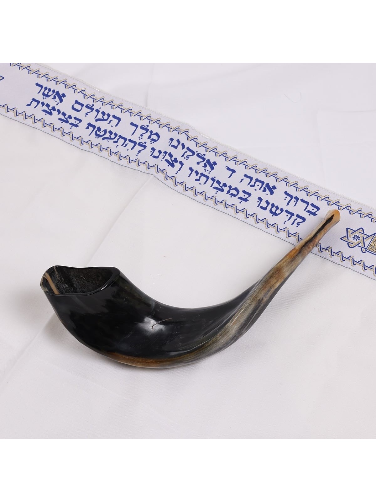 Kosher 16'-18' Classical Ram's Horn Shofar - Polished