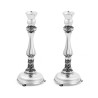 Sterling Silver Shabbat Candlesticks Filigree Design | Silver Judaica