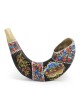 Hand Painted Jerusalem and Pomegranates Shofar