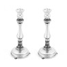 Sterling Silver Shabbat Candlesticks Filigree Design | Silver Judaica