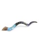 Dove of Peace Hand Painted Kudu Shofar