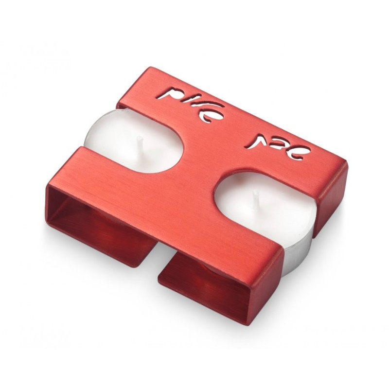 Adi Sidler Shabbat Shalom Travel Candlesticks... | Travel Candlesticks