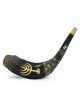 Hand Painted Menorah and Western Wall Shofar