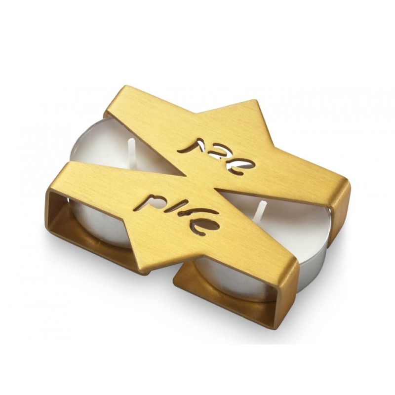 Adi Sidler Shabbat Shalom Travel Candlesticks... | Travel Candlesticks