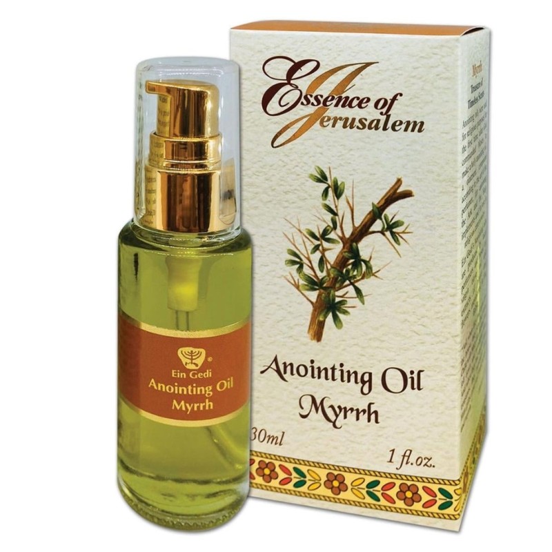 Ein Gedi Essence d’huile d’onction « Myrrhe » de Jérusalem