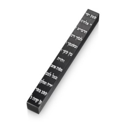 Adi Sidler Anodized Aluminum Shema Mezuzah - Choice of Colors