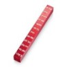 Adi Sidler Anodized Aluminum Shema Mezuzah - Choice of Colors