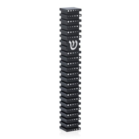 Square Mezuzah Case With Polka Dot Design by Akilov Design