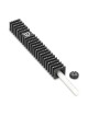 Square Mezuzah Case With Polka Dot Design by Akilov Design