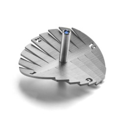 Adi Sidler Anodized Aluminum Amorphous Dreidel