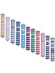 Entrance Door Striped Mezuza Case - Variety of Colors. Agayof Design