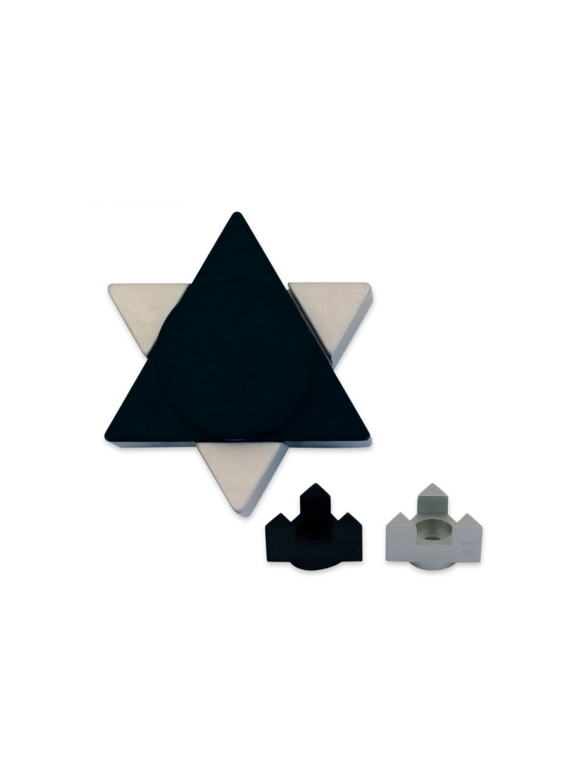 Avner Agayof Aluminum Travel Shabbat Candl... | Candlesticks by Agayof