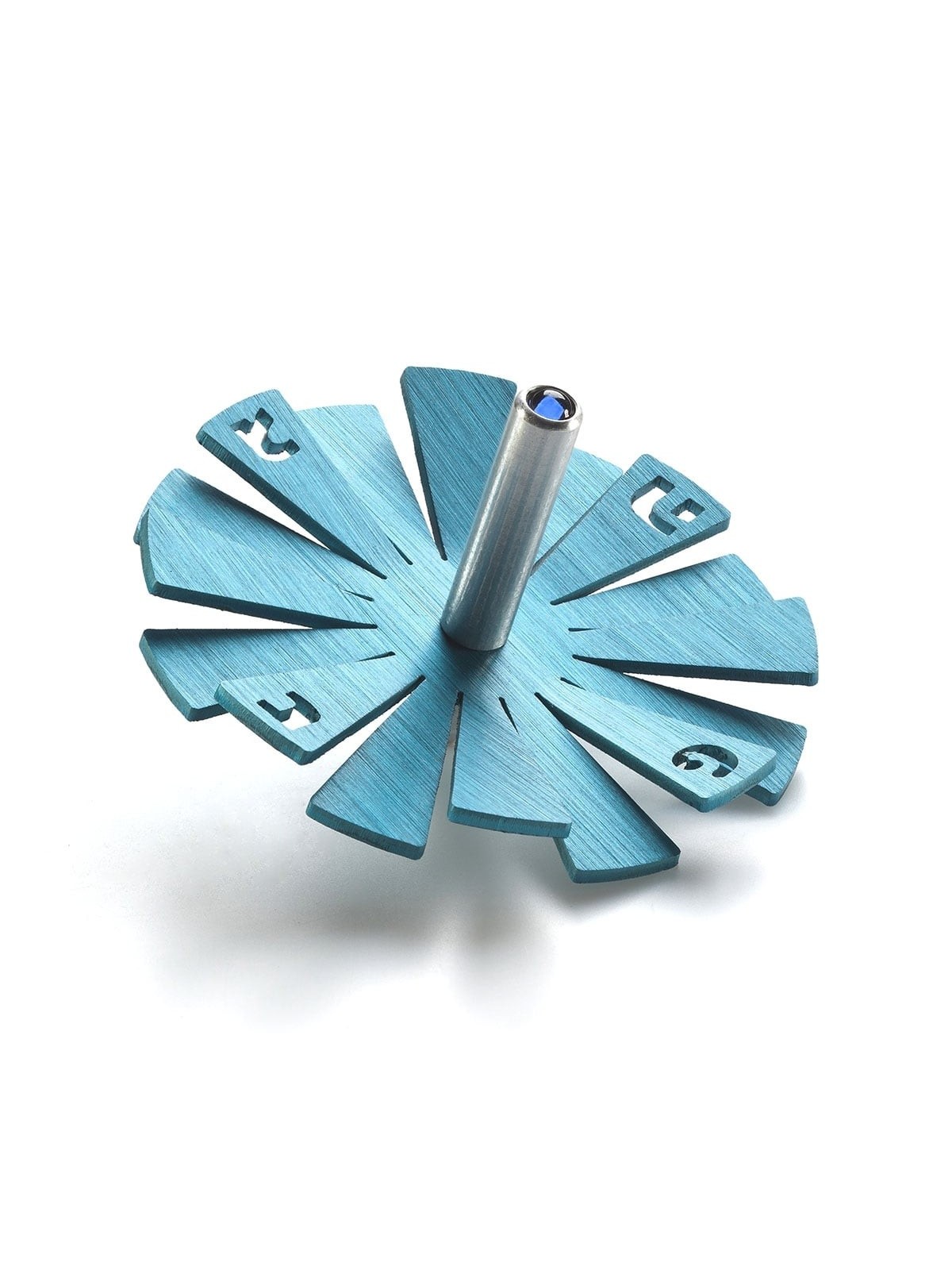 Adi Sidler Anodized Aluminum Sun Ray Dreidel