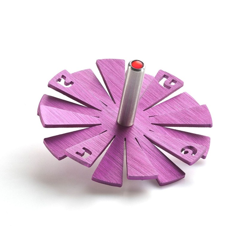 Adi Sidler Anodized Aluminum Sun Ray Dreidel