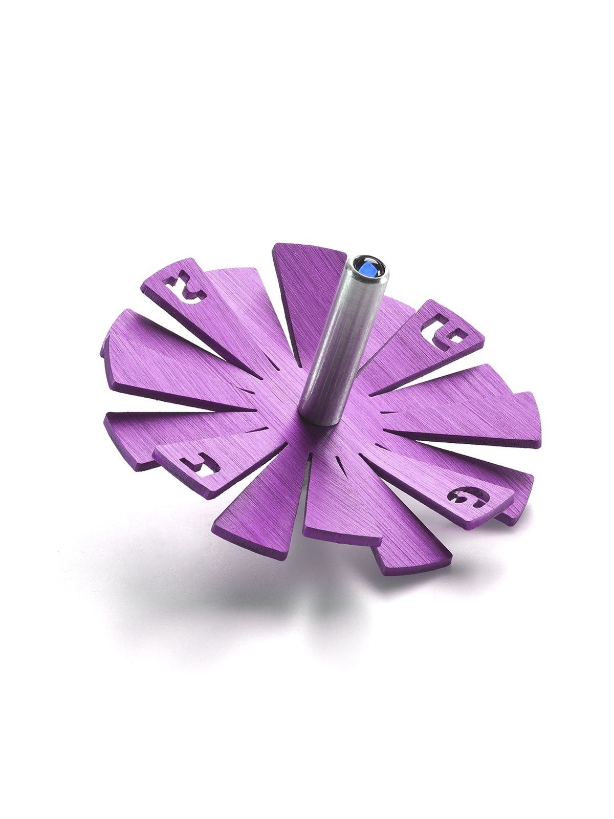 Adi Sidler Anodized Aluminum Sun Ray Dreidel