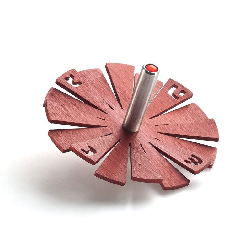 Adi Sidler Anodized Aluminum Sun Ray Dreidel