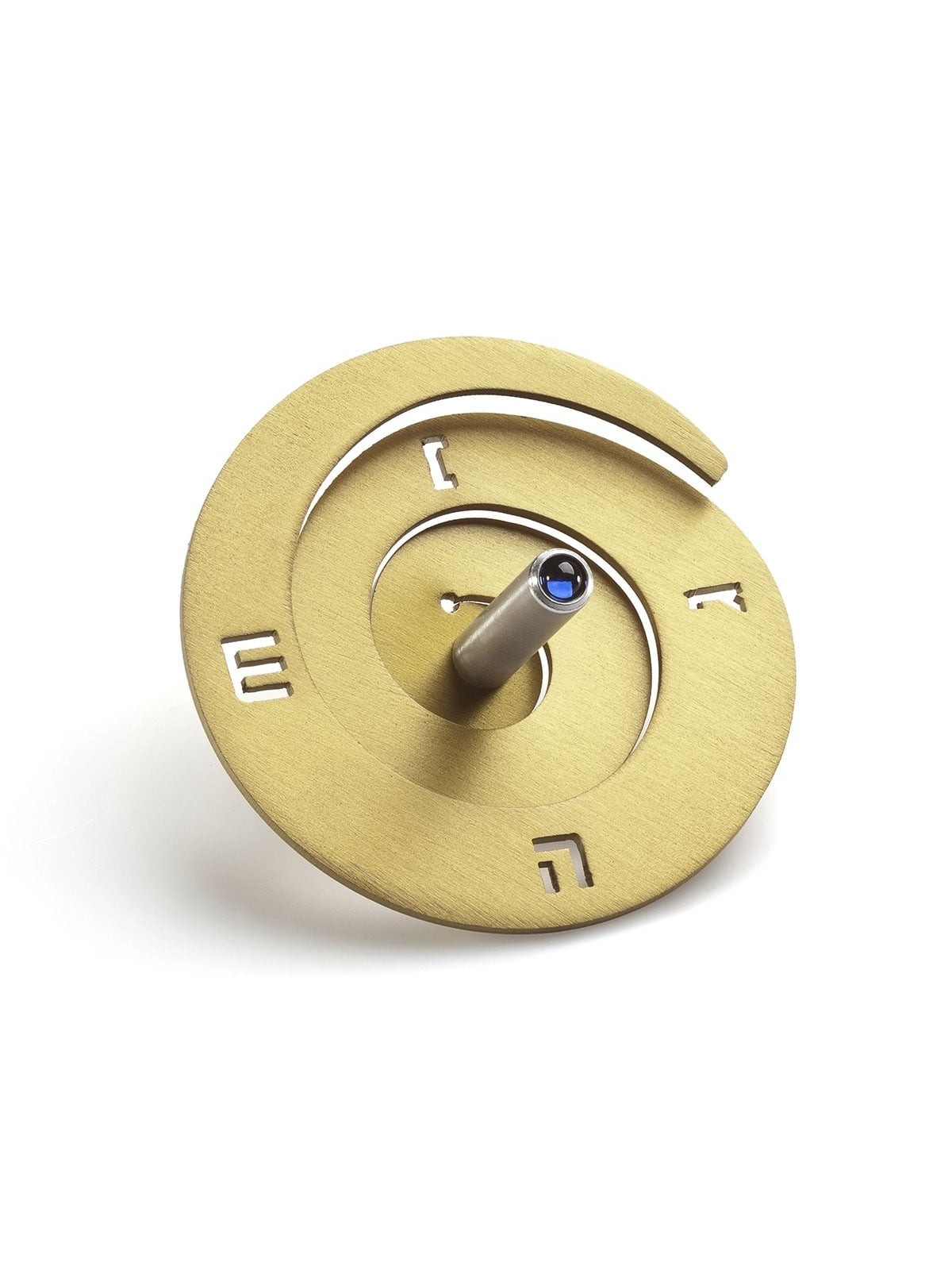 Adi Sidler Anodized Aluminum Spiral Dreidel