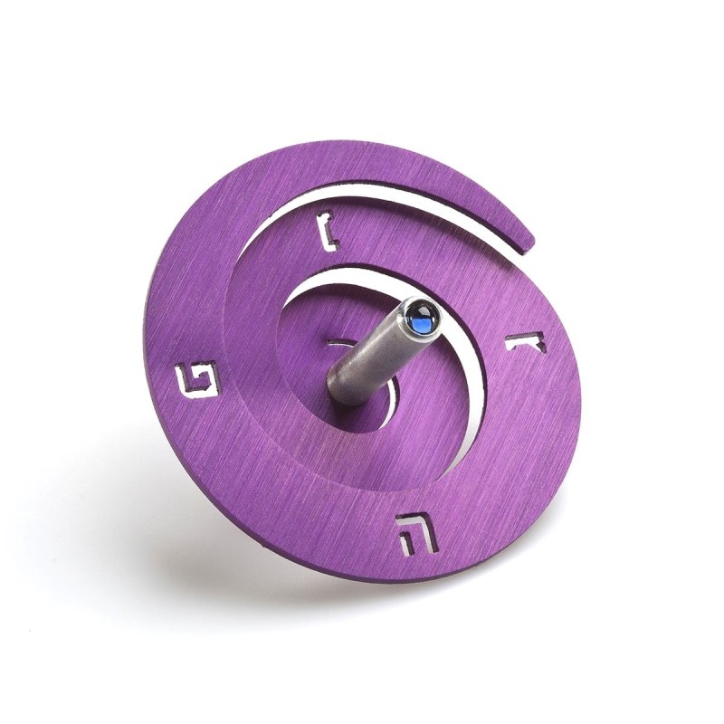 Adi Sidler Anodized Aluminum Spiral Dreidel