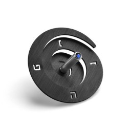 Adi Sidler Anodized Aluminum Spiral Dreidel