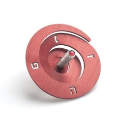 Adi Sidler Anodized Aluminum Spiral Dreidel