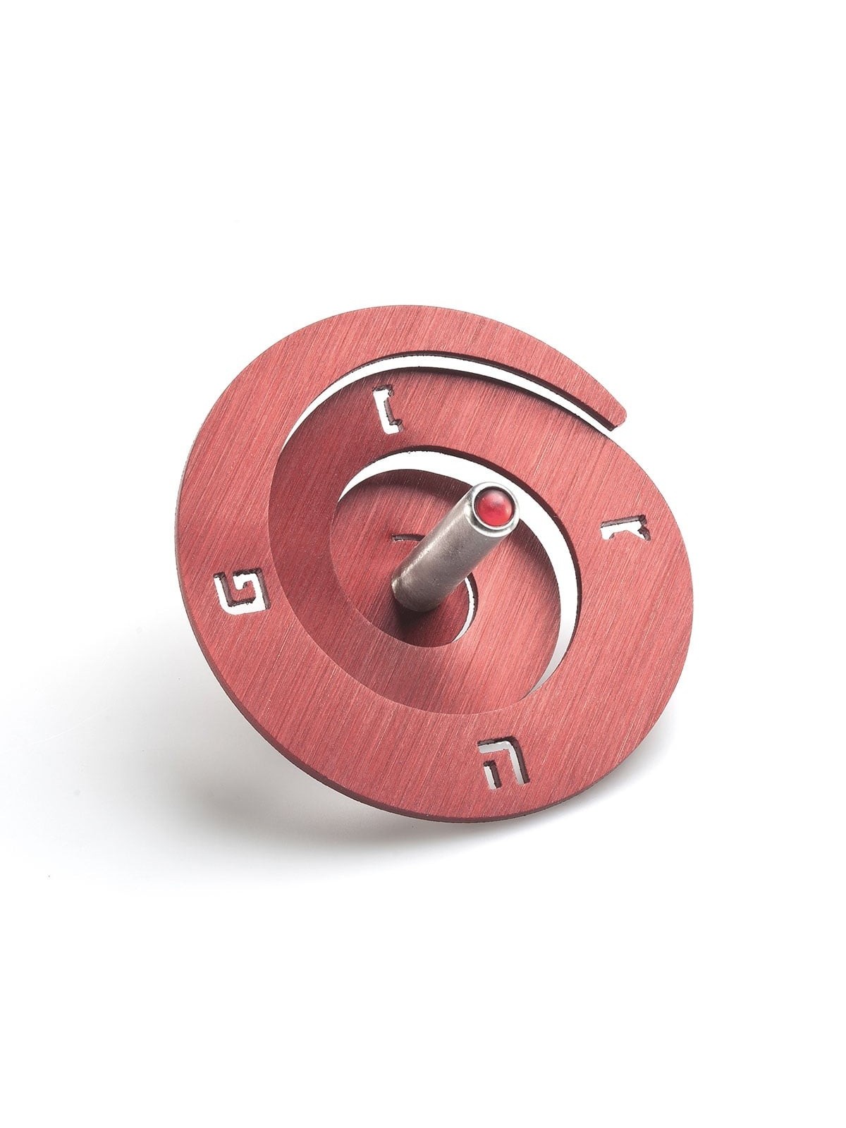 Adi Sidler Anodized Aluminum Spiral Dreidel