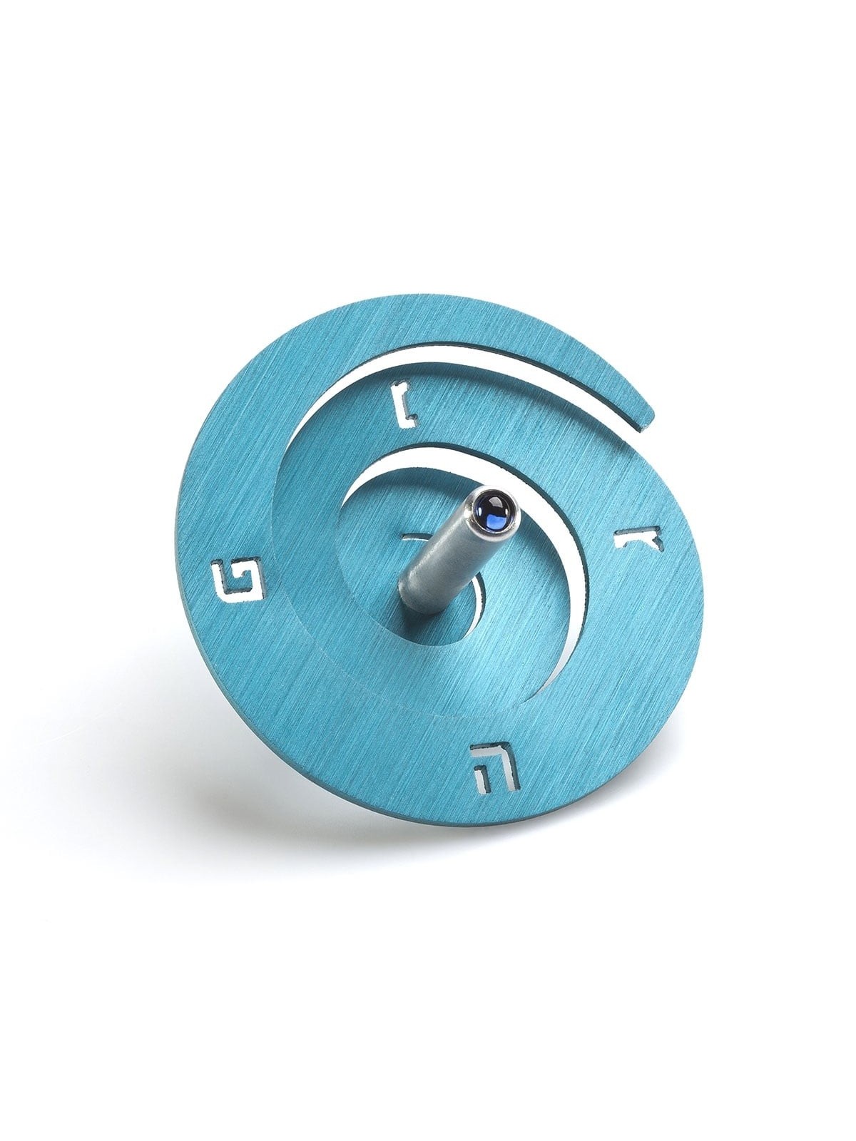 Adi Sidler Anodized Aluminum Spiral Dreidel