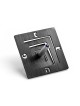 Adi Sidler Anodized Aluminum Square Spiral Dreidel