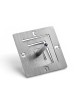 Adi Sidler Anodized Aluminum Square Spiral Dreidel