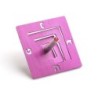 Adi Sidler Anodized Aluminum Square Spiral Dreidel