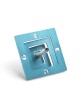 Adi Sidler Anodized Aluminum Square Spiral Dreidel