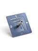 Adi Sidler Anodized Aluminum Square Spiral Dreidel